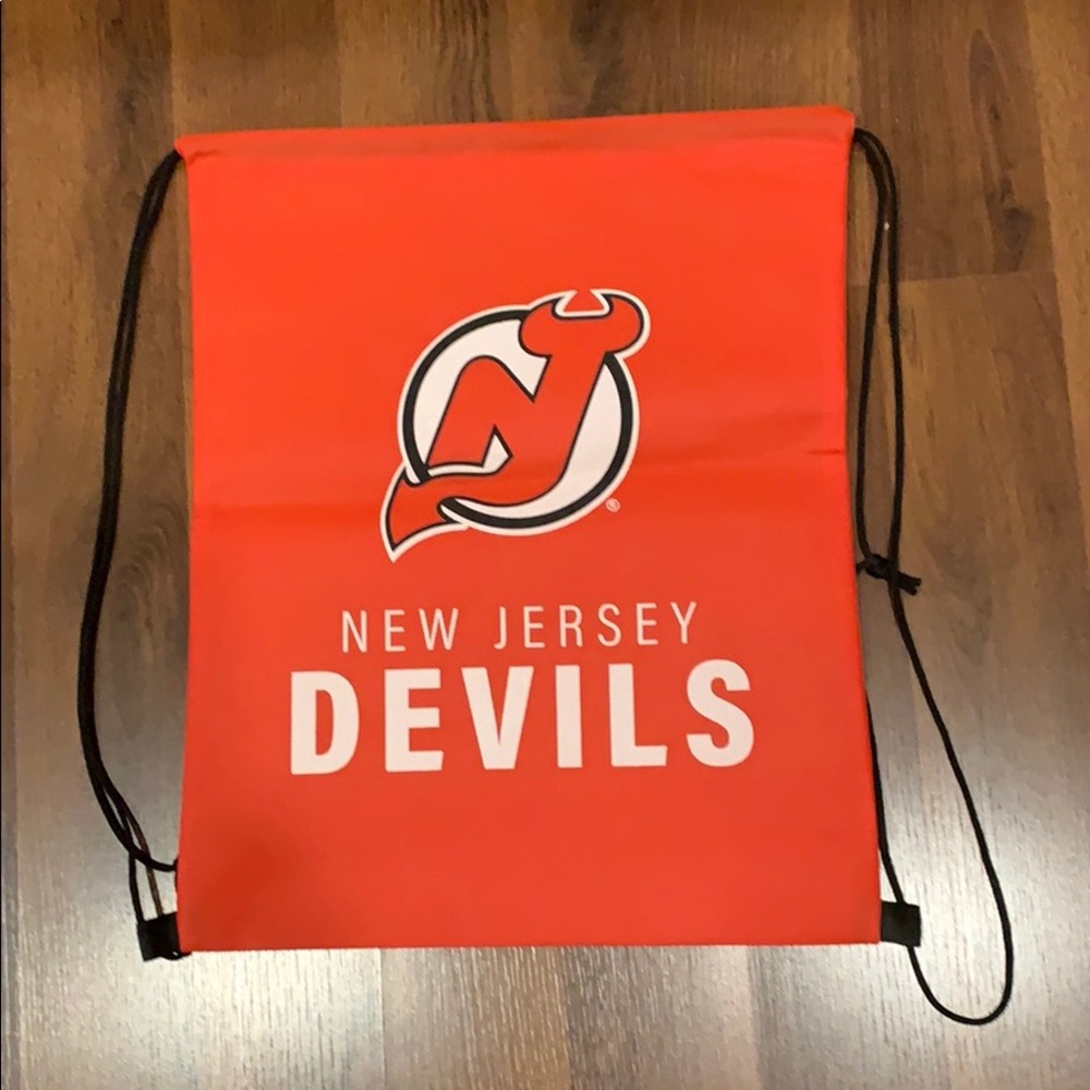 NJ DEVILS string bag
